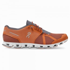 On Cloud Road Hardloopschoenen Heren Bruin Oranje | KZGO27043