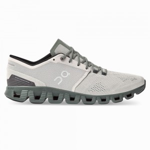 On Cloud X Trainingsschoenen Heren Khaki Olijfgroen | UZLR02384