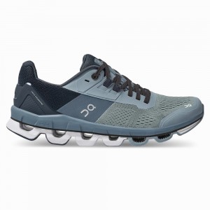 On Cloudace Road Hardloopschoenen Dames Lichtturkoois Donkerblauw | MOWG74295