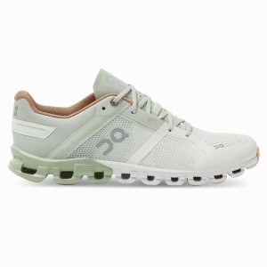 On Cloudflow Road Hardloopschoenen Dames Beige Wit | LRGU97518