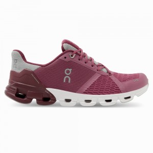 On Cloudflyer Road Hardloopschoenen Dames Bordeaux | VTMN30697