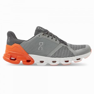 On Cloudflyer Road Hardloopschoenen Heren Grijs Oranje | SGXL85192