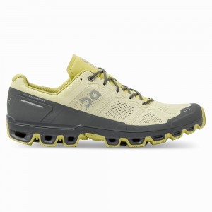 On Cloudventure Trailrunning Schoenen Heren Khaki Geel | TGJV58093