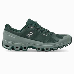 On Cloudventure Waterproof Trailrunning Schoenen Dames Groen | RGXY26508