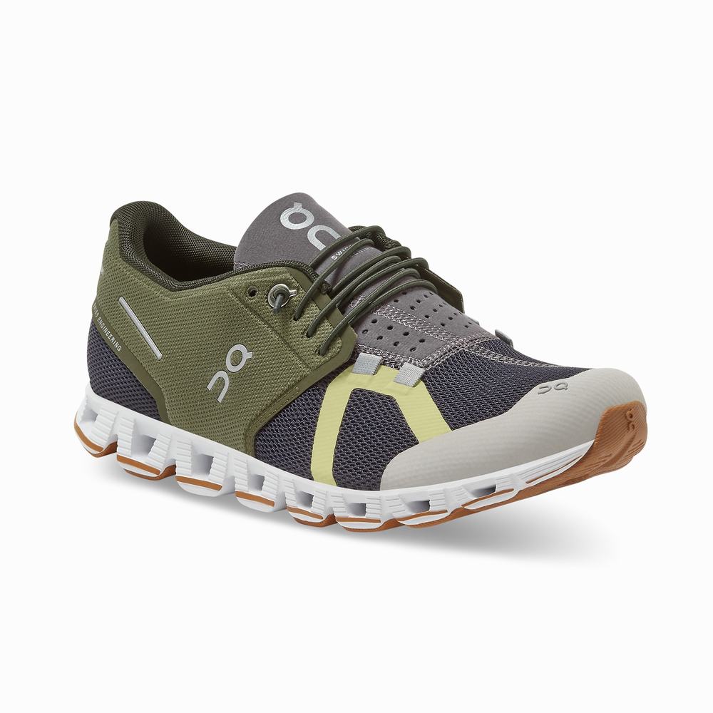 On Cloud 70/30 Road Hardloopschoenen Dames Donkerblauw Groen | DRGH09614