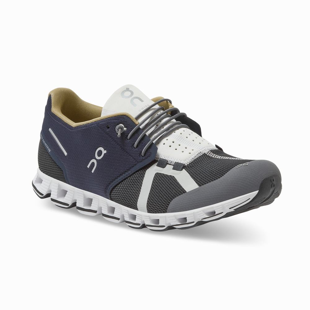 On Cloud 70/30 Road Hardloopschoenen Heren Blauw Zwart | RXGL72391