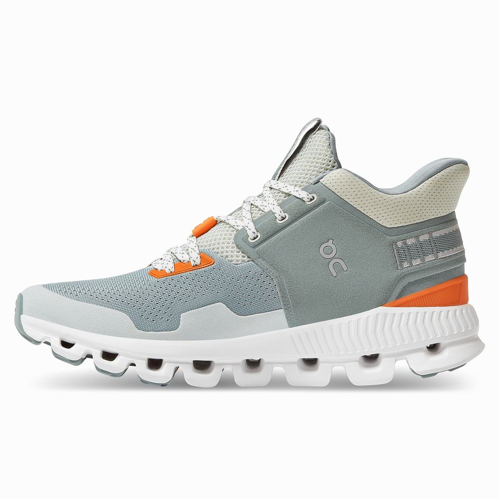 On Cloud Hi Edge Sneakers Dames Lichtblauw | VOYF52790