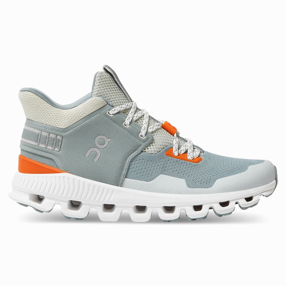 On Cloud Hi Edge Sneakers Dames Lichtblauw | VOYF52790