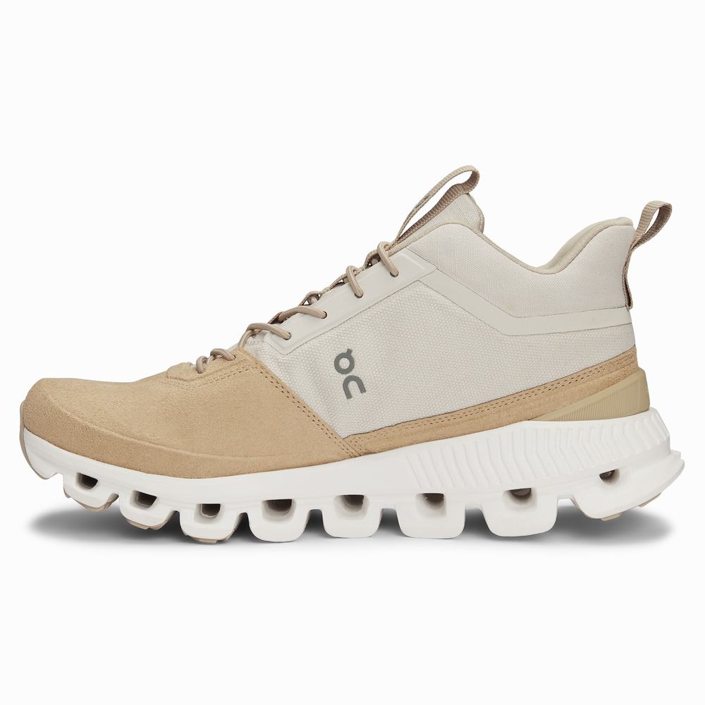 On Cloud Hi Sneakers Dames Beige Bruin | TKAM35982