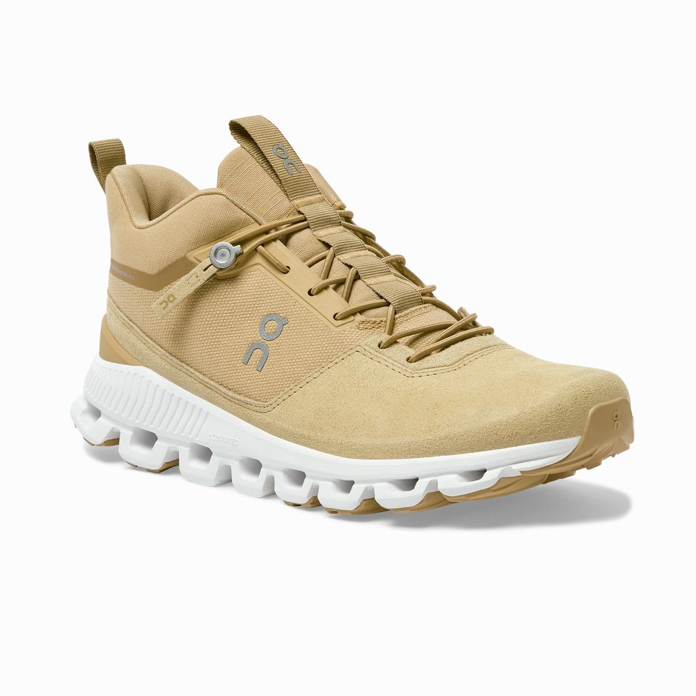 On Cloud Hi Sneakers Dames Goud | TRDK06457