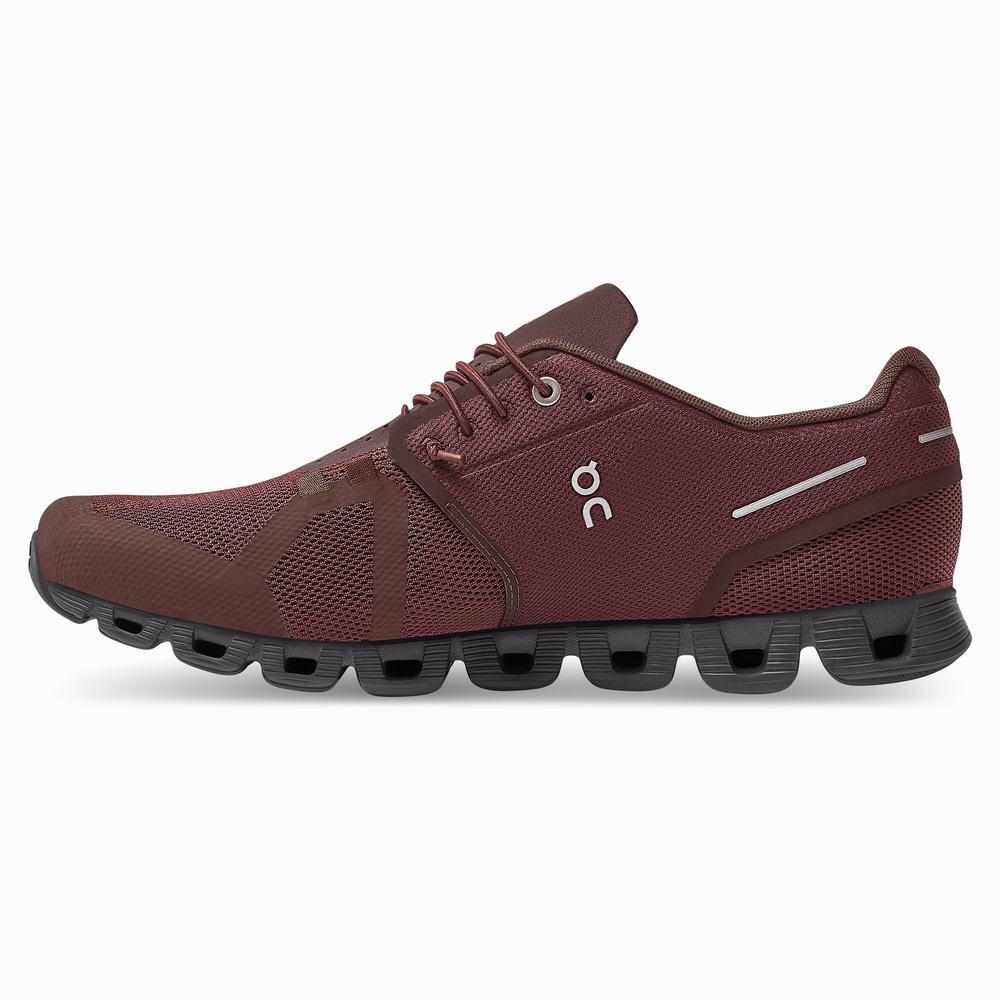 On Cloud Monochrome Road Hardloopschoenen Heren Claret | PTYA08143