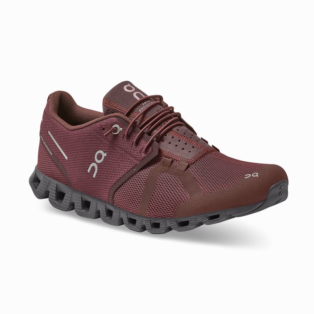 On Cloud Monochrome Road Hardloopschoenen Heren Claret | PTYA08143