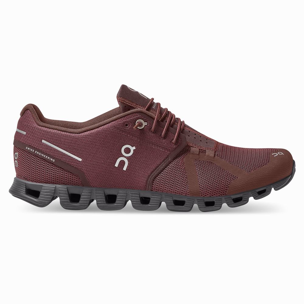 On Cloud Monochrome Road Hardloopschoenen Heren Claret | PTYA08143