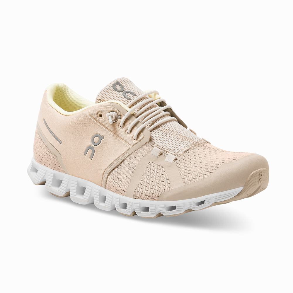 On Cloud Road Hardloopschoenen Dames Bruin Roze | UYMS79603