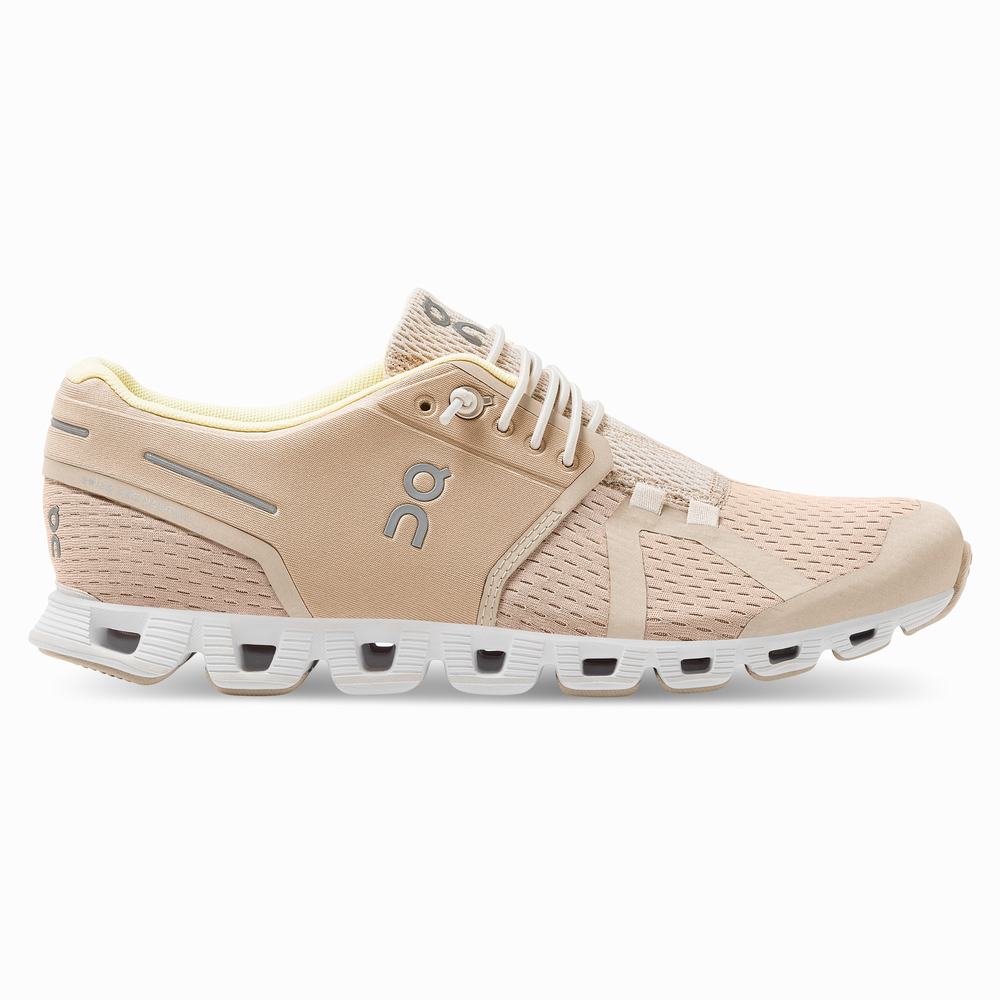 On Cloud Road Hardloopschoenen Dames Bruin Roze | UYMS79603