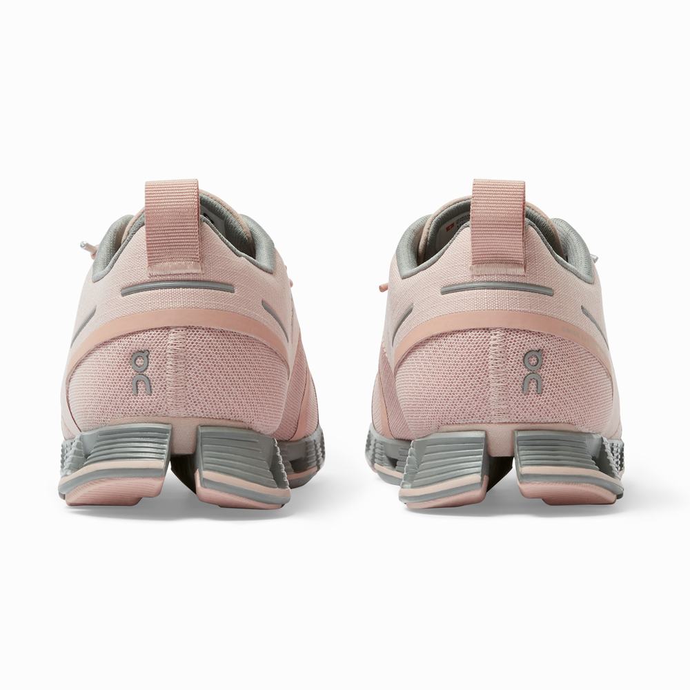 On Cloud Waterproof Road Hardloopschoenen Dames Roze | GTEU09576