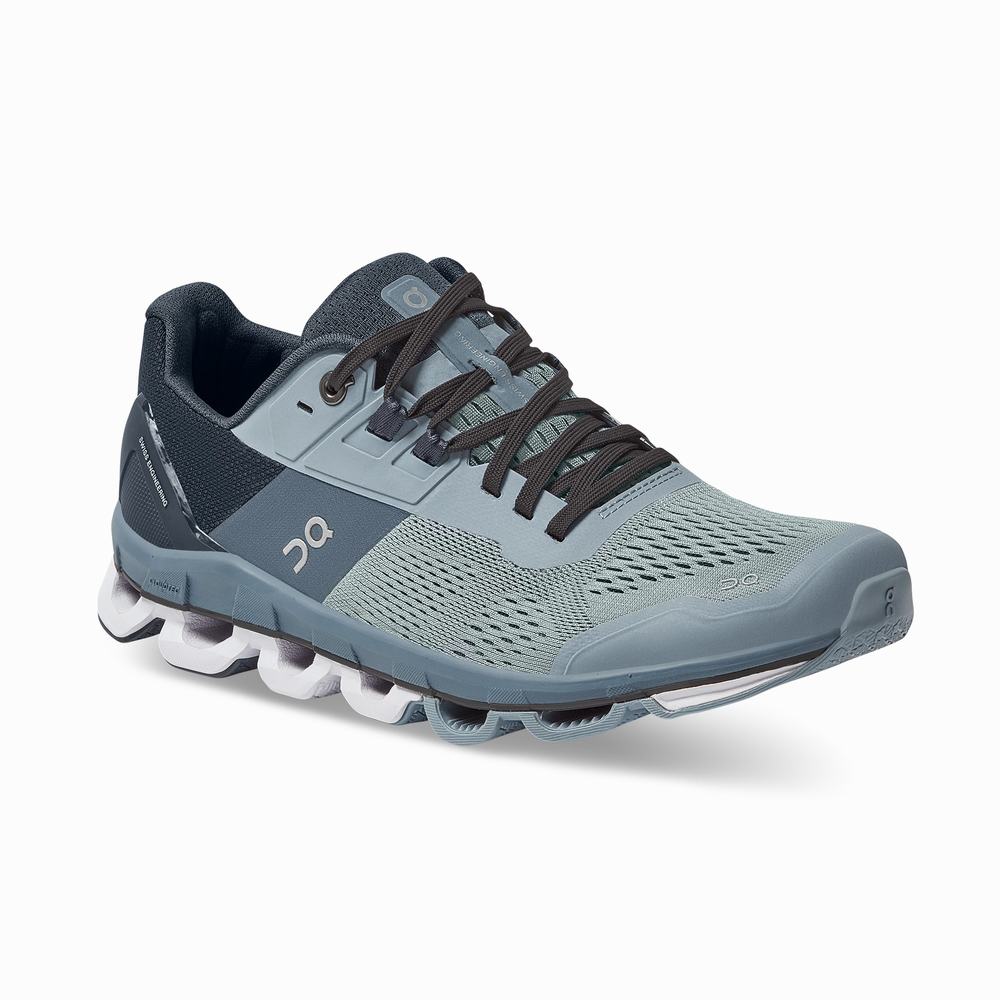 On Cloudace Road Hardloopschoenen Dames Lichtturkoois Donkerblauw | MOWG74295