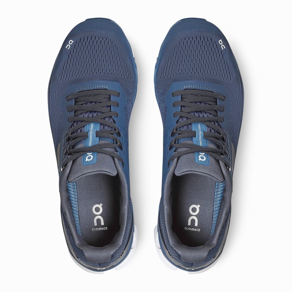 On Cloudace Road Hardloopschoenen Heren Donkerblauw Donkerblauw | ZKJY14528