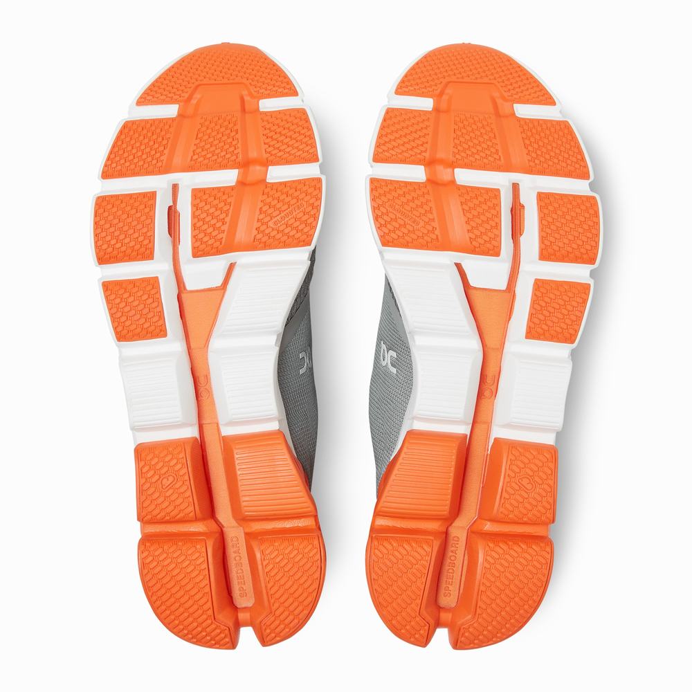 On Cloudflyer Road Hardloopschoenen Heren Grijs Oranje | SGXL85192