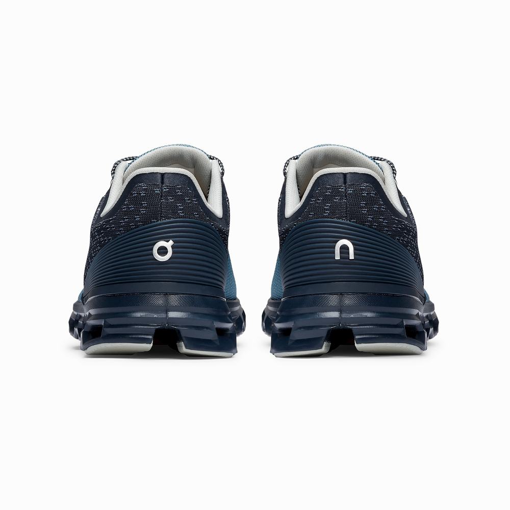 On Cloudstratus Road Hardloopschoenen Dames Donkerblauw | EMHQ14795