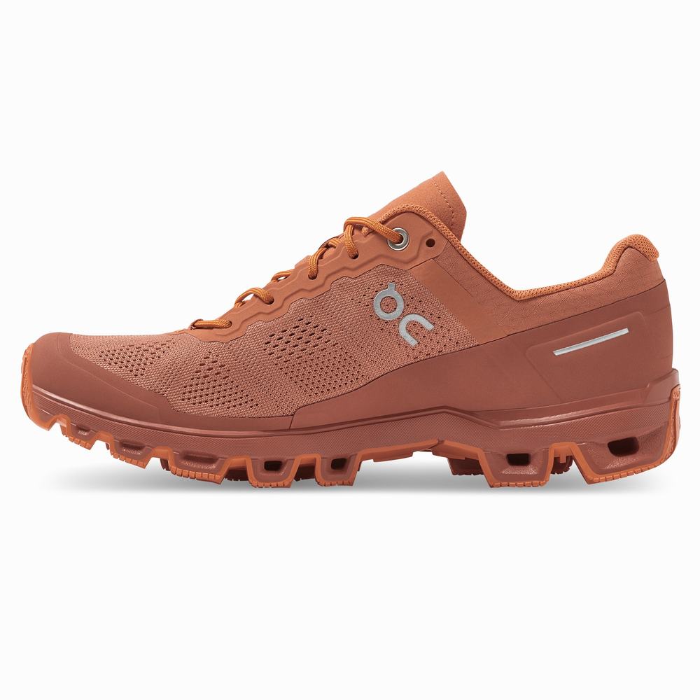 On Cloudventure Trailrunning Schoenen Dames Grijs Oranje | UIQJ19354