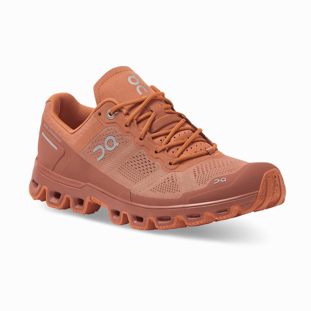 On Cloudventure Trailrunning Schoenen Dames Grijs Oranje | UIQJ19354