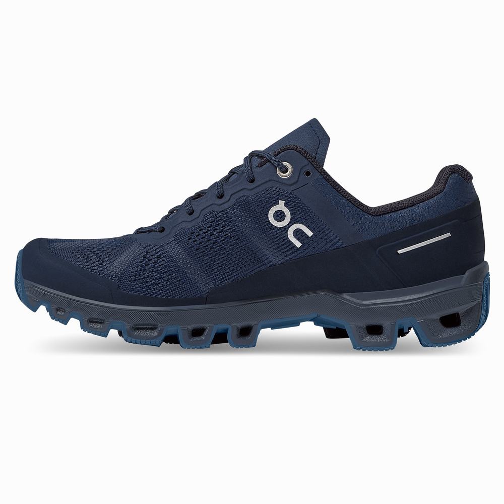 On Cloudventure Trailrunning Schoenen Dames Donkerblauw | ERTV39258