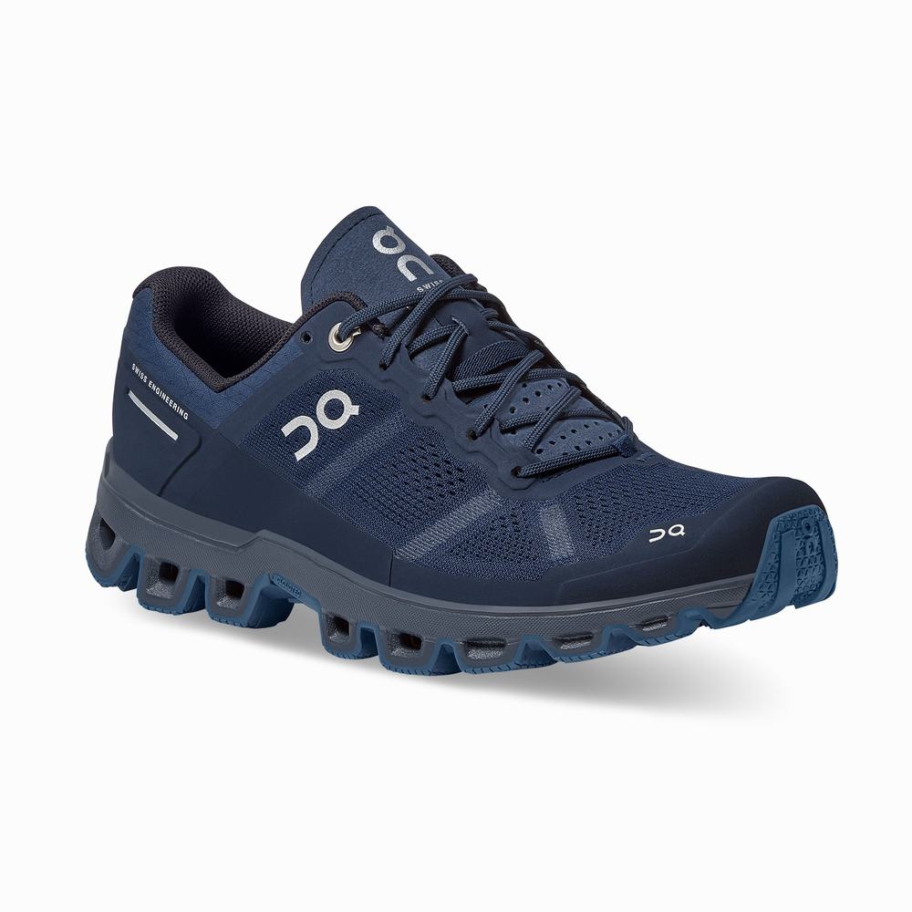 On Cloudventure Trailrunning Schoenen Dames Donkerblauw | ERTV39258