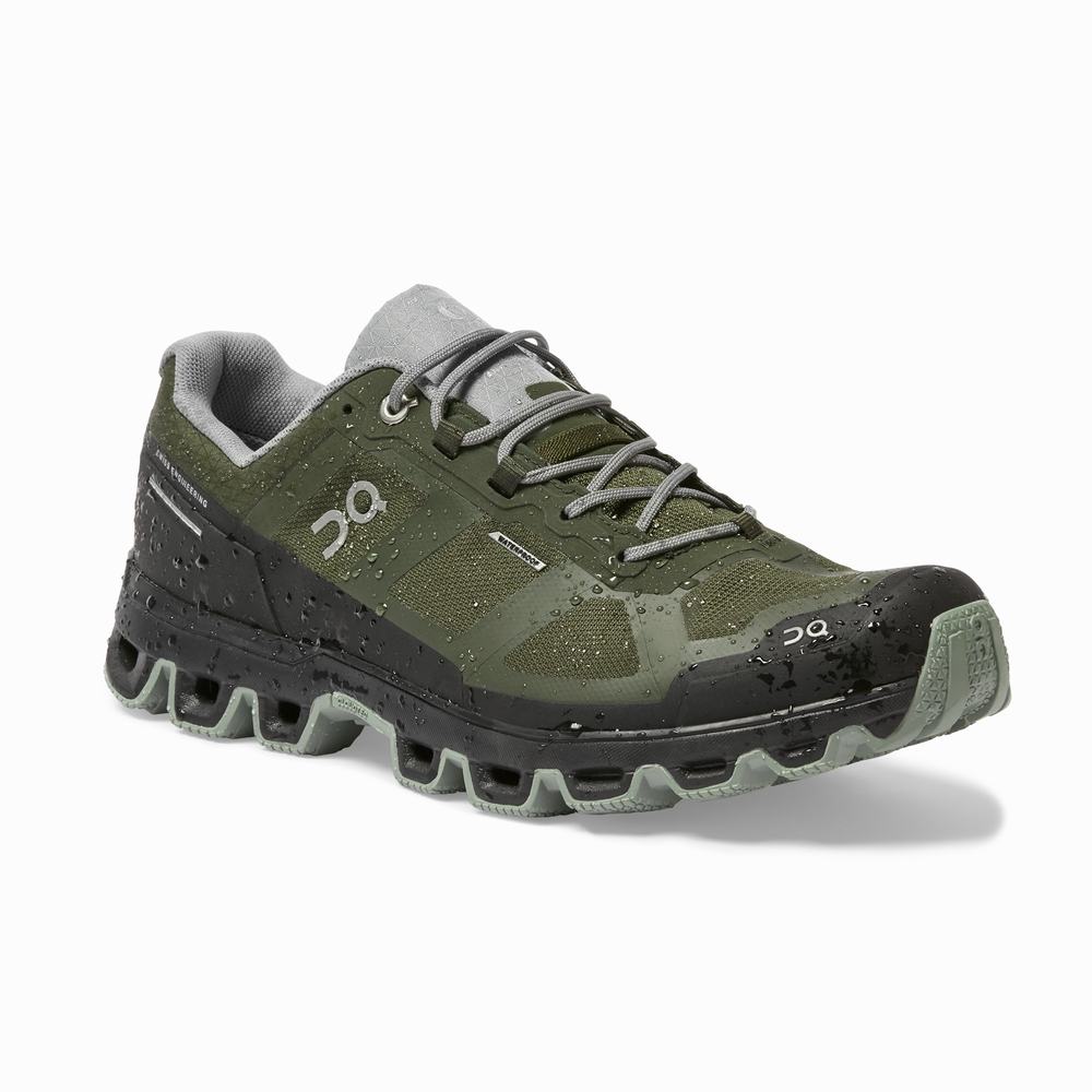 On Cloudventure Waterproof Trailrunning Schoenen Heren Groen | GEZT41273