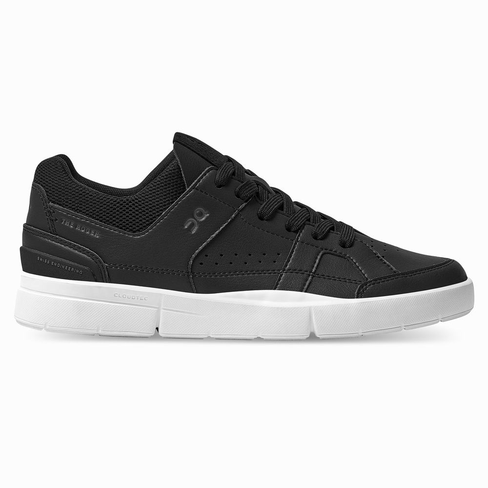 On THE ROGER Clubhouse Tennisschoenen Heren Zwart Wit | HKPX02597