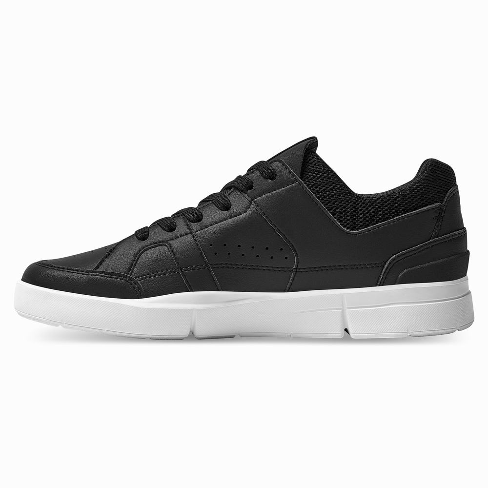 On THE ROGER Clubhouse Tennisschoenen Heren Zwart Wit | HKPX02597